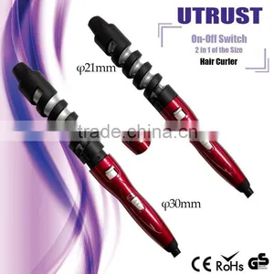 2016 Factory OEM Professtional Hair Curler Lady Magic Wave Maker Hair Curler Ceramic PTC Heater LCD Hair Curler thumbnail-1