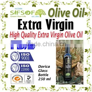 Premium Quality Extra Virgin Olive Oil. Extra Virgin Olive Oil. Pure Natural Extra Virgin Olive Oil. Dorica Glass 250 ml Bottle thumbnail-1