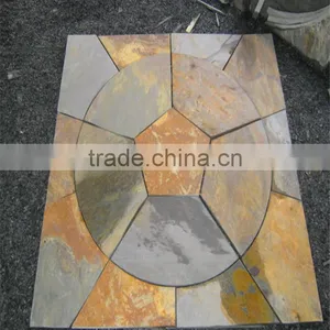 Chinese Stone Rusting Culture Stone Outdoor Slate Stepping Stones thumbnail-1