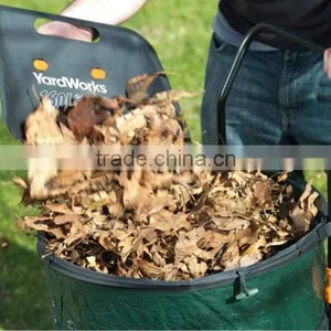 Plastic Rolling Garden Leaf Bag Cart thumbnail-2