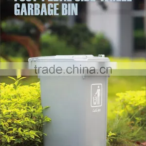 Sanitation Special Foot-pedal Side-wheel Garbage Bin/Four Wheeled Mobile Garbage Bin thumbnail-1