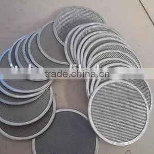 Stainless Steel 304 Plain Framed Filter Mesh Flake/filter Disk/filter Screen thumbnail-3