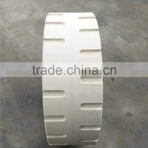 Solid Tire With Rims Special Custom White Tire Wheels 410x130 thumbnail-3