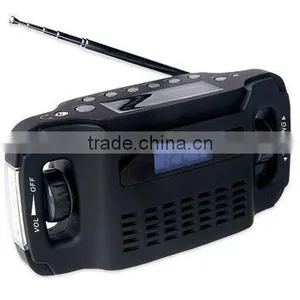 Solar Digital Hand-cranked Radios thumbnail-1