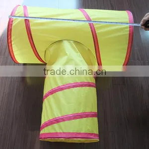 2016hot Sellling Arrive T Style Cat Tunnel Pet Toy Wholesale Candy Color Polytser Cat Tunnel thumbnail-2