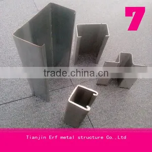 Cold Bend Galvanized SS400/A36/Q235B Curved c Steel Beam thumbnail-1