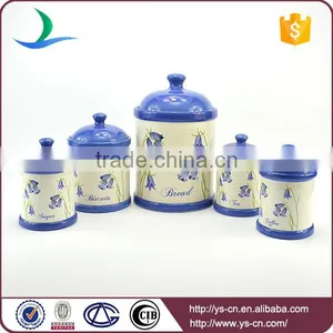 Manufacturer Ceramic Storage Jar Set of 5 Pcs thumbnail-1