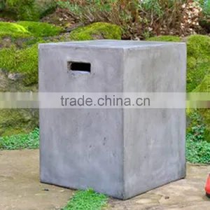 Cement Ivory Side Table thumbnail-6