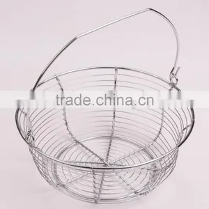 Stainless Steel Fruit Basket With Handle thumbnail-1