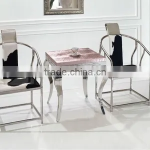 D368 Simple Design Cheap Price Stainless Steel Chair thumbnail-1