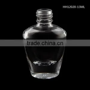 13ml Clear Flat Nail Polish Bottles thumbnail-1