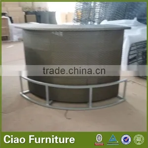 pe Rattan Bar Table Corner Bar Table thumbnail-1