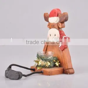 Home Decoration Candlestick/Ceramic Deer Candle Holder thumbnail-2