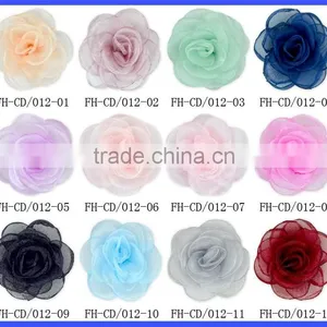 Wholesale Cheap Decoration Flower Black Rose Flower Chiffon Rose Flower thumbnail-6