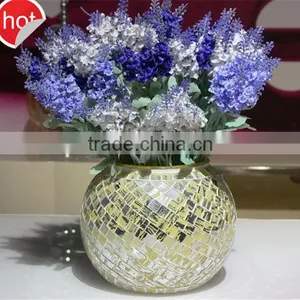 Wholesale Bubble Glass Vase Hand Made Mouth Blown Glass Vase thumbnail-1