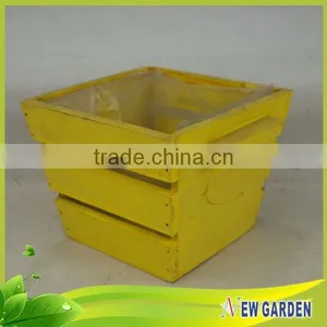 Homes and Gardens Natural Wooden Artificial Flower Basket Decoration thumbnail-4
