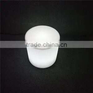 Fancy Hot Sale RGB Lighted Up LED Funny Round Bar Stool for Tables for Decoration for Sale thumbnail-3