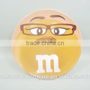 Round Melamine Fruit Dessert Plate for Kid Children thumbnail-1