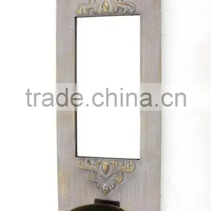 Cheap Candle Holders With Metal Base in Natural thumbnail-1