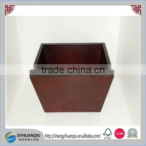 Decorative Brown Simple Flower Box Wood CN thumbnail-1