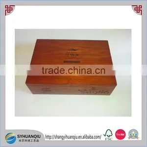 Large Twinings 12 Luxury Wooden Compartment Tea Chest Box (no Tea Included) thumbnail-2
