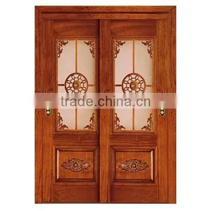 Luxury Antique Solid Wood External Door for Villa and Hotel, Finished by Handcarved BF11-12191c thumbnail-5