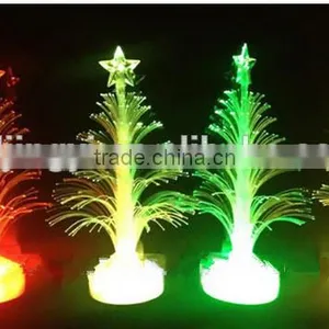 Craft Artificial LED 7colors Changing Fiber Optic Christmas Tree Decoration thumbnail-6