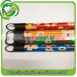 Normal Size 120*2.2cm Pvc Coated Wooden Broom Handles for Home thumbnail-1
