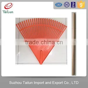 High Quality Orange 26 Tines Garden Plastic Lawn Rake Heads thumbnail-2