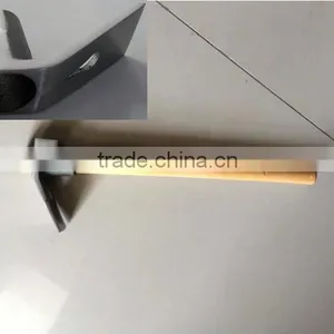Forged Adze With Wooden Handle thumbnail-1