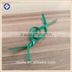 Plastic Green 4'' Twist Tie General Use thumbnail-4