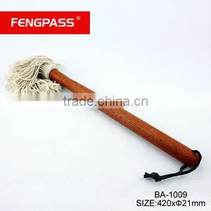 Long Hand BBQ Cleaner With Wooden Handle thumbnail-1