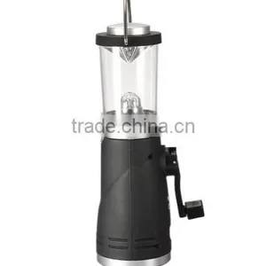 4 LED Rechargeable Lantern Camping Fishing Torch Lamp Hand Crank Tent Light NEW thumbnail-4