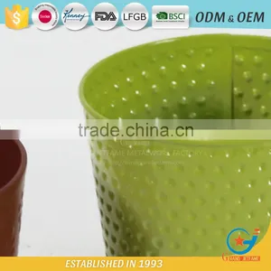 Wholesale Factory Price Metal Embossing Vegetable Plants in Pots Flower Plant Pot thumbnail-4