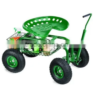 Garden Seat Cart With Handle TC4501D thumbnail-1
