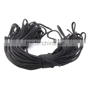 1set New Black 550 Popular Type III 7 Strand Parachute Paracord Nylon Cord Lanyard Mil Spec Core 100FT thumbnail-1