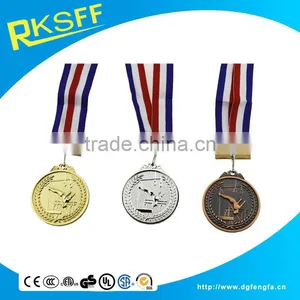 Ribbon Attached China Supplier Medal For Sport Games thumbnail-6