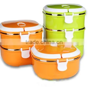 Multi-layer Stainless Steel Thermal Insulated Lunch Box Tiffin Box / Food Storage Containers thumbnail-1