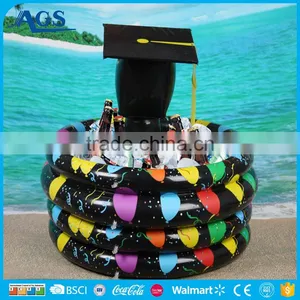 Hot Sale Blue Inflatable Cooler With Colorful Inflatable Beach Ball thumbnail-2