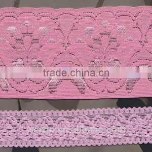 Knitted Elastic Lace Band Crochet Webbing for Slimed Pants thumbnail-1