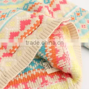 Wholesale Latest Cotton Knitting Children Kid Ugly Christmas Sweater for Girl thumbnail-4