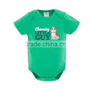 2017 Wholesale 3 Piece/lot Sleeveless Soft Cotton Baby Rompers For Newborn thumbnail-5