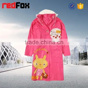 High Quality Fashion Pvc Vinyl Rain Coat for Kids thumbnail-1