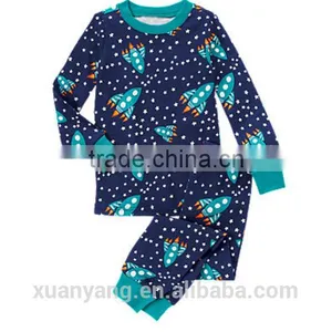 Wholesale the Old Fashion e Sleep Cotton Custom Printed Boys Sleepwear or OEM Kids Pajamas thumbnail-1