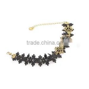 Retro Fabric Lace Collar Necklace Jewelry Wedding Party Bridal Gothic Lace Necklace thumbnail-5