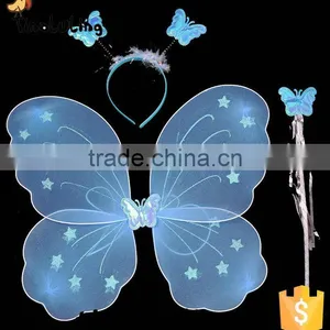 Cheap Single Nylon Butterfly Fairy Wings for Party Decorations thumbnail-6