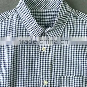 2017 Check Shirts for Men 100% Cotton European Urban Party Wear Slim Fit Long Sleeve Manufacturer thumbnail-2