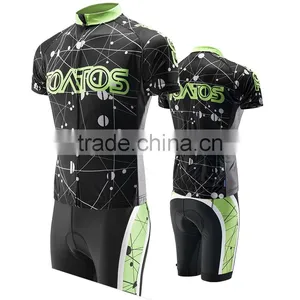 Sublimation Custom Short Sleeves Men's Cycling Sportswear thumbnail-1