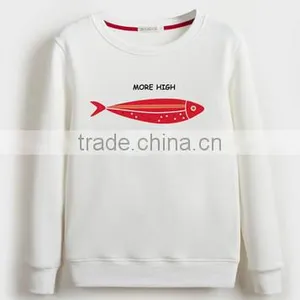 Cheaper Customized Design Crewneck Pullover Fleece TC65/35 Cheaper Hoodies/sweatshirt thumbnail-4