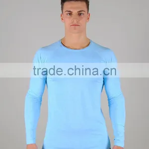 Fitness Gym t Shirt With Long Sleeve thumbnail-5